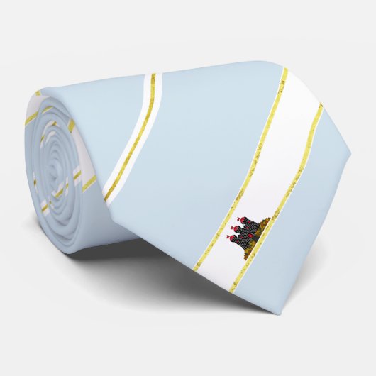 Edinburgh strepenvlag stropdas (Opgerold)