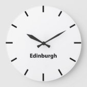 Edinburgh Time Wall Clock Grote Klok (Voorkant)
