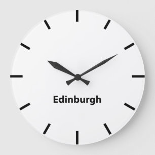 Edinburgh Time Wall Clock Grote Klok
