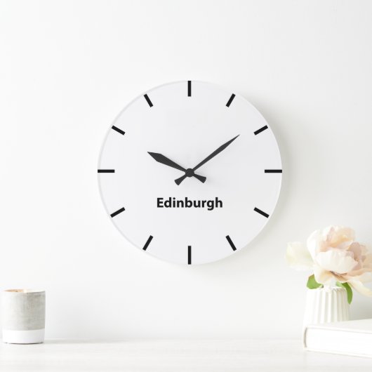 Edinburgh Time Wall Clock Grote Klok (Huis)