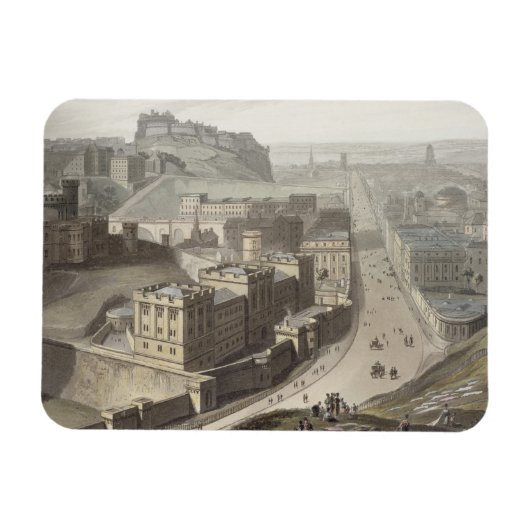 Edinburgh, uit Calton Hill, uit 'A Voyage Around Magneet (Horizontaal)