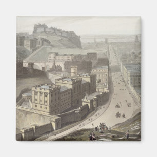 Edinburgh, uit Calton Hill, uit 'A Voyage Around Magneet