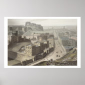 Edinburgh, uit Calton Hill, uit 'A Voyage Around Poster (Voorkant)