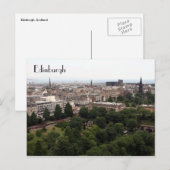 edinburgh uitzicht briefkaart (Voorkant / Achterkant)
