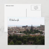 edinburgh uitzicht briefkaart (Voorkant / Achterkant)