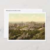 Edinburgh van het Castle, Schotland Briefkaart (Voorkant / Achterkant)