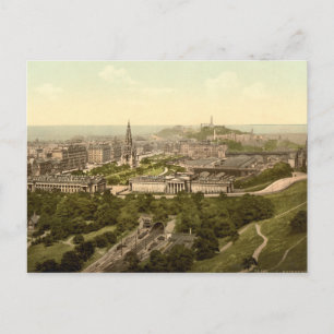 Edinburgh van het Castle, Schotland Briefkaart