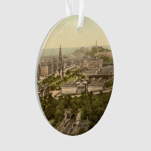 Edinburgh van het Castle, Schotland Ornament (voorkant)