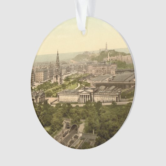Edinburgh van het Castle, Schotland Ornament (voorkant)