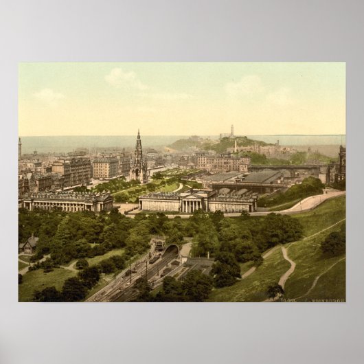 Edinburgh van het Castle, Schotland Poster (Voorkant)