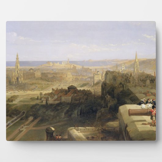 Edinburgh van het kasteel, 1847 (olie op canvas) fotoplaat (Voorkant)