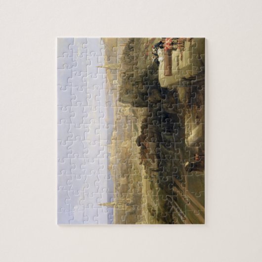 Edinburgh van het kasteel, 1847 (olie op canvas) legpuzzel (Verticaal)