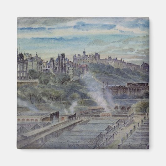 Edinburgh van nabij St. Anthony's kapel Magneet (Voorkant)