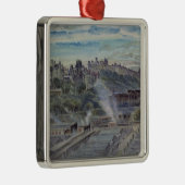 Edinburgh van nabij St. Anthony's kapel Metalen Ornament (Rechts)