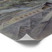 Edinburgh van nabij St. Anthony's kapel Poster (Hoek)