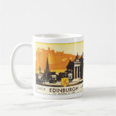 Edinburgh via LNER Rail Poster Koffiemok (Links)