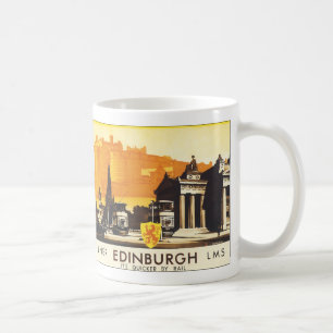Edinburgh via LNER Rail Poster Koffiemok