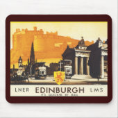 Edinburgh via LNER Rail Poster Muismat (Voorkant)