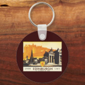 Edinburgh via LNER Rail Poster Sleutelhanger (Voorkant)