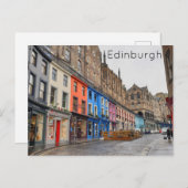 Edinburgh - Victoria Street Briefkaart (Voorkant / Achterkant)