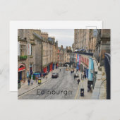 Edinburgh Victoria Street Briefkaart (Voorkant / Achterkant)