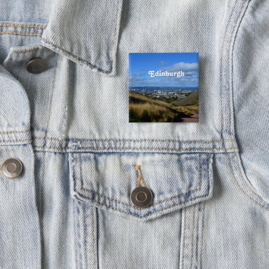 Edinburgh Vierkante Button 5,1 Cm (In situ)