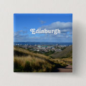 Edinburgh Vierkante Button 5,1 Cm (Voorkant)