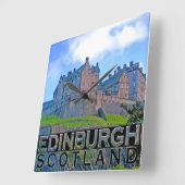Edinburgh Vierkante Klok (Hoek)