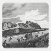 Edinburgh Vierkante Sticker (Voorkant)