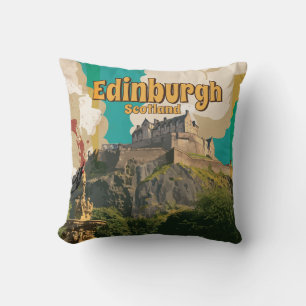 Edinburgh Vintage Reisposter Kussen