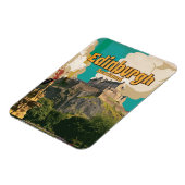 Edinburgh Vintage Reisposter Magneet (Linkerzijde)