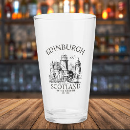 Edinburgh | Vintage United Kingdom Souvenir Glas