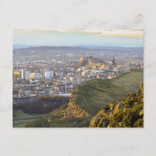 Edinburgh vista van Calton Hill Briefkaart