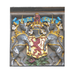 Edinburgh-wapenschild, Schotland Notitieblok