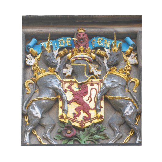Edinburgh-wapenschild, Schotland Notitieblok (Voorkant)