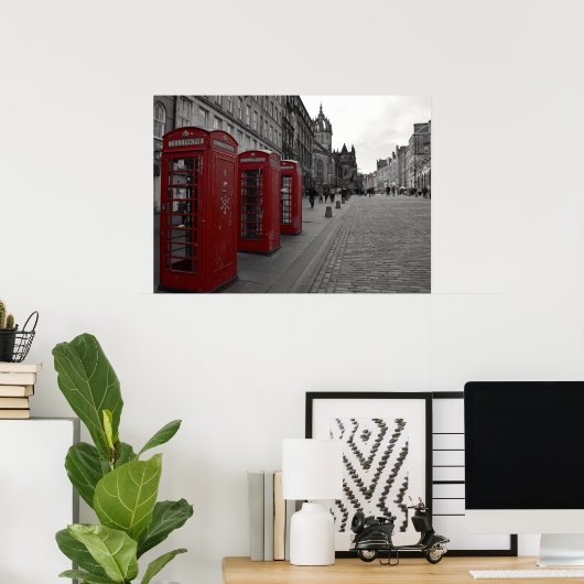 Edinburgh's Royal Mile. Poster (Thuiskantoor)