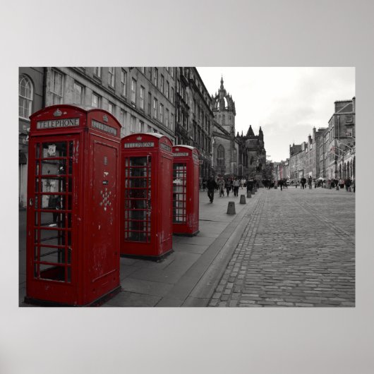 Edinburgh's Royal Mile. Poster (Voorkant)