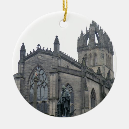 Edinburgh's St Giles Cathedral Keramisch Ornament (Voorkant)