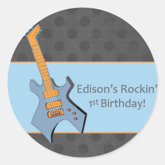 Edison2 Ronde Sticker (Voorkant)