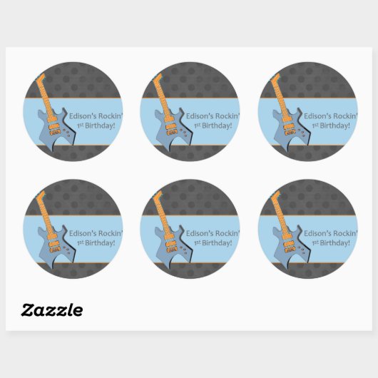 Edison2 Ronde Sticker (Vel)