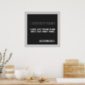 Edison 10.000 manieren Aanmoediging Typografie Cit Poster (Keuken)