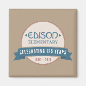 Edison 125e Jubileum magneet (Voorkant)