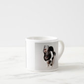 Edison Boston Terrier puppy. Espresso Kop (Voorkant rechts)