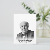 Edison Briefkaart (Staand voorkant)