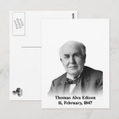 Edison Briefkaart (Voorkant / Achterkant)