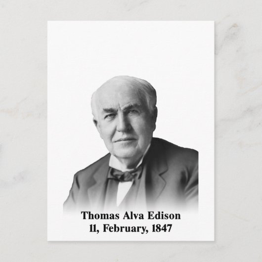Edison Briefkaart (Voorkant)