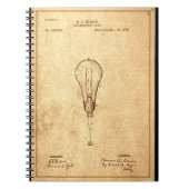 Edison Bulb Patent Notitieboek (Voorkant)