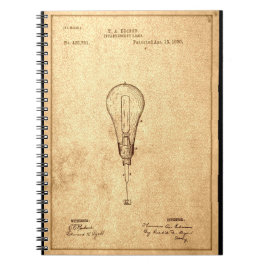 Edison Bulb Patent Notitieboek