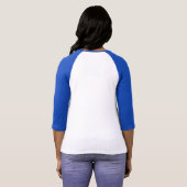 Edison Dames Ringer T-Shirt (Achterkant volledig)