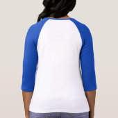 Edison Dames Ringer T-Shirt (Achterkant)